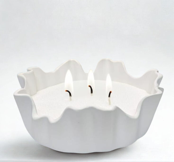 Large Asymmetrical Candle Vessel