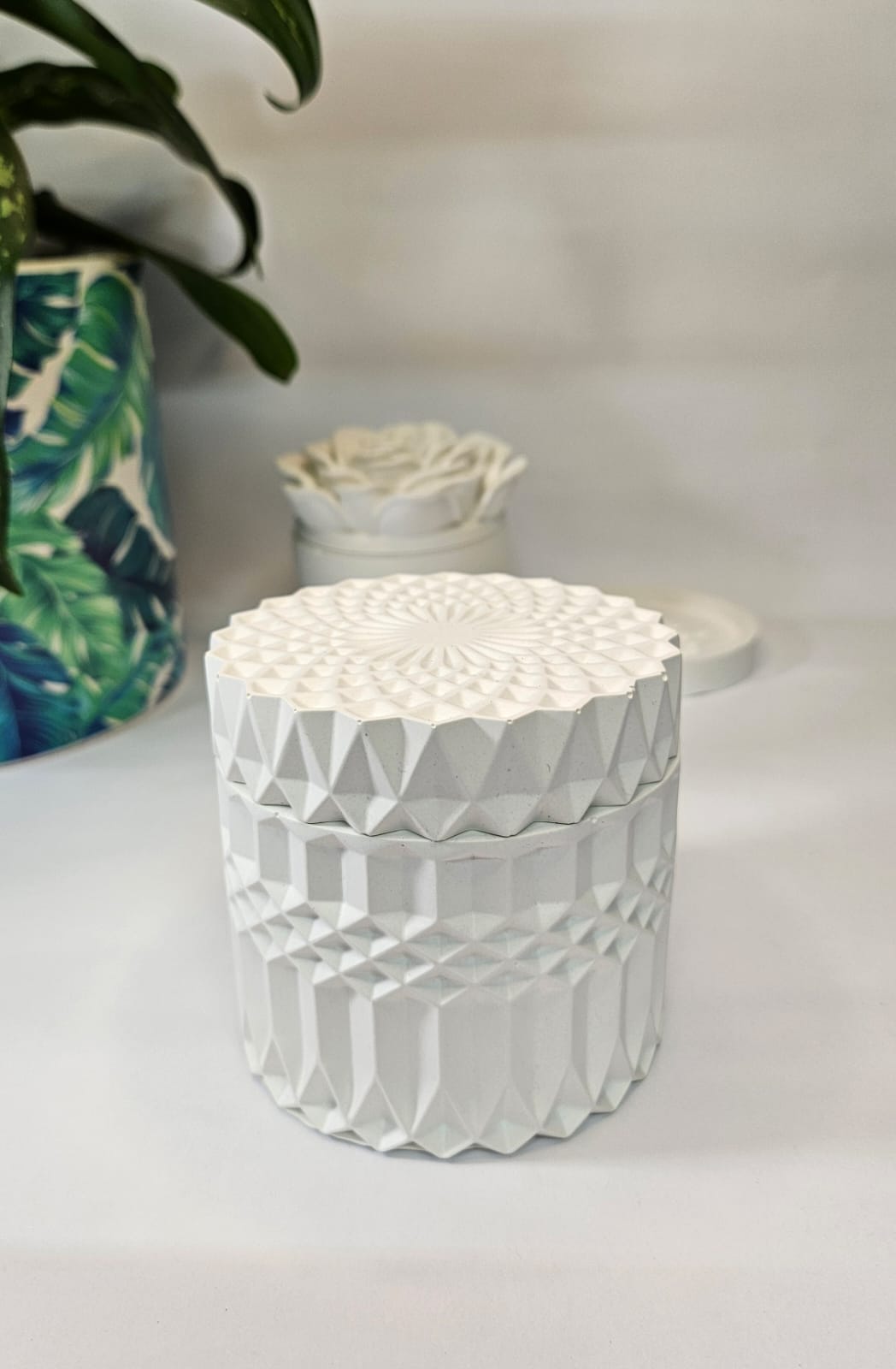 Ripple Geometric Jar