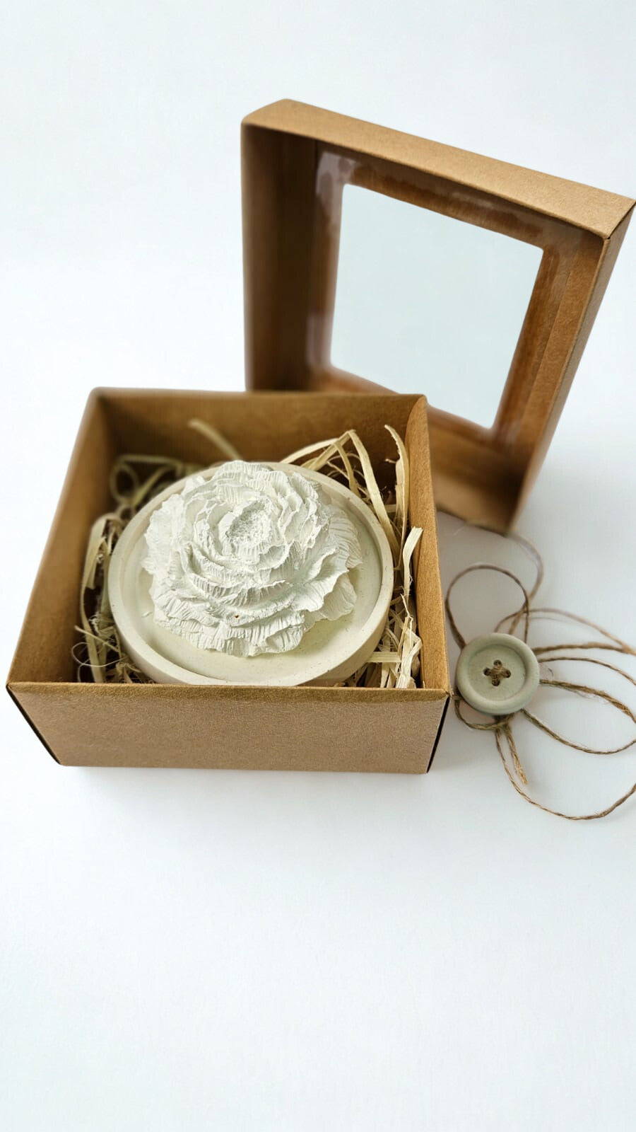 Peony Stone Fragrance Diffuser with Base (excludes fragrance oil)